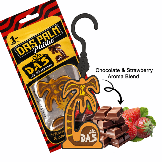DAS_PALM PLASTIC Chocolate & Strawberry Car Air Freshener
