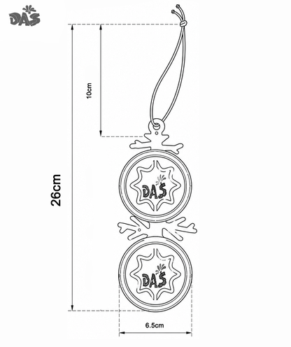 DAS_MIXATO STAMP Cherry & Oud Car Air Freshener