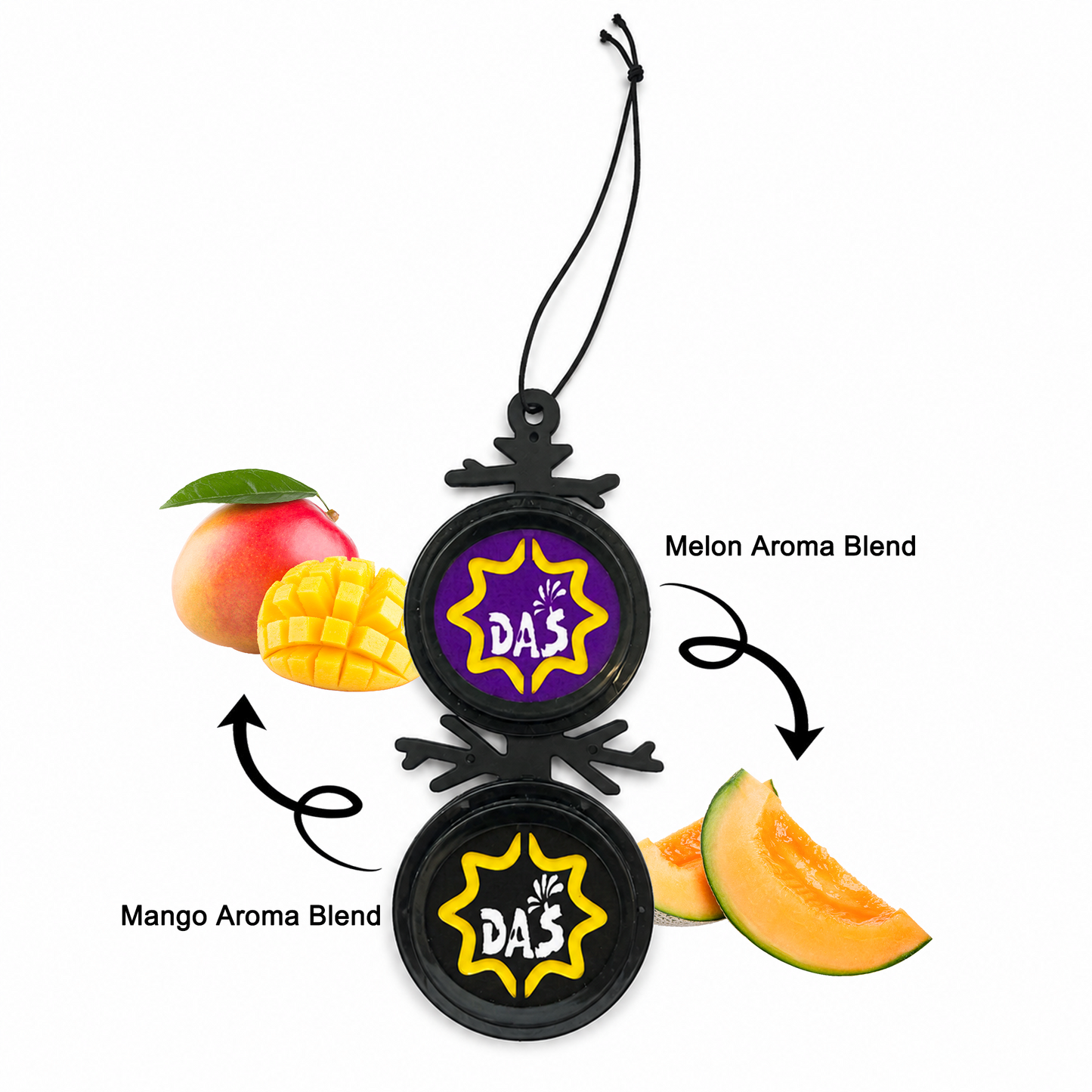 DAS_MIXATO STAMP Mango & Melon Car Air Freshener