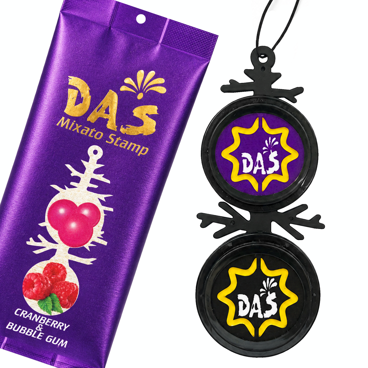 DAS_MIXATO STAMP Cranberry & Bubble Gum Car Air Freshener