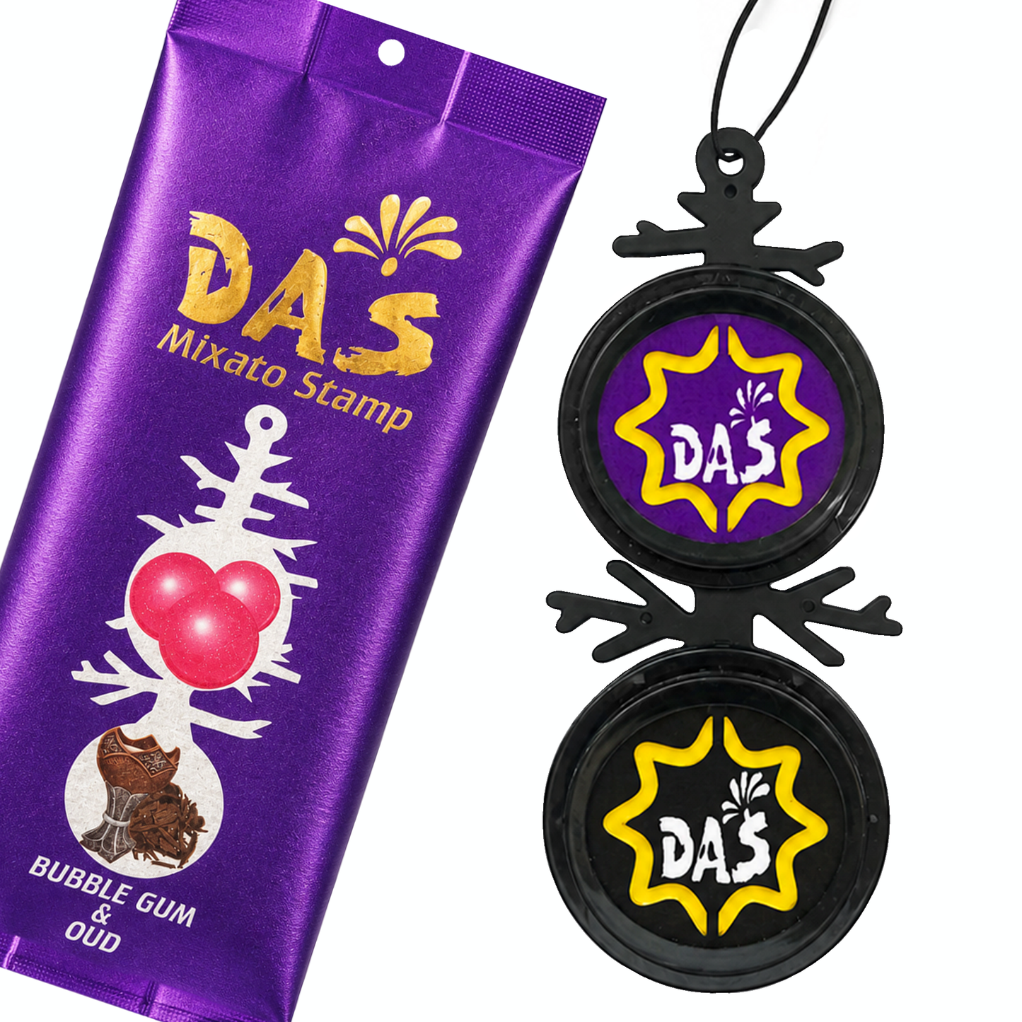 DAS_MIXATO STAMP Bubble Gum & Oud Car Air Freshener