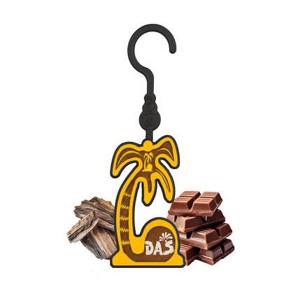DAS_PALM PLASTIC Chocolate & Oud Car Air Freshener