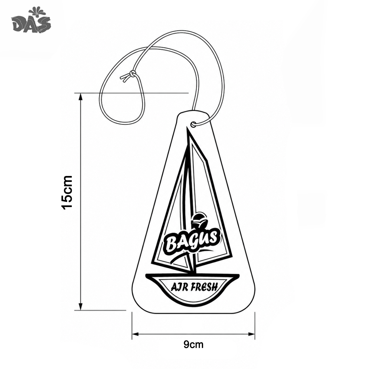 BAGUS JAPANESE BOAT Blue Generic Air freshener