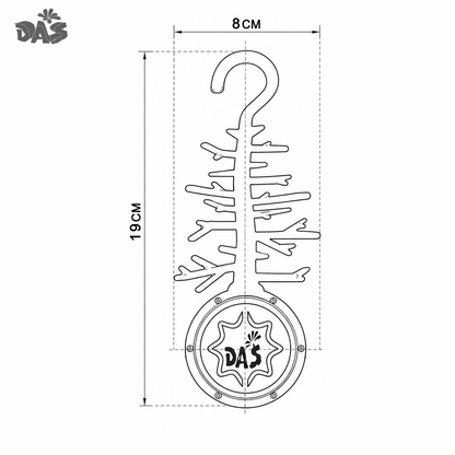 DAS_STAMP Ocean Breeze Car Air Freshener