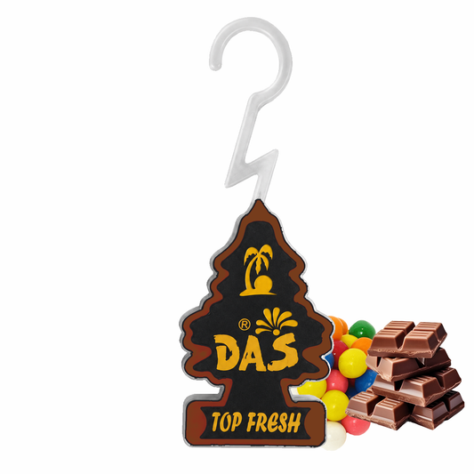 DAS_TREE PLASTIC Bubble Gum & Chocolate Car Air Freshener