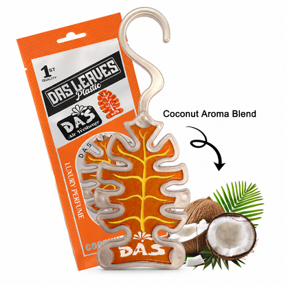 DAS_LEAVES PLASTIC Coconut Car Air Freshener