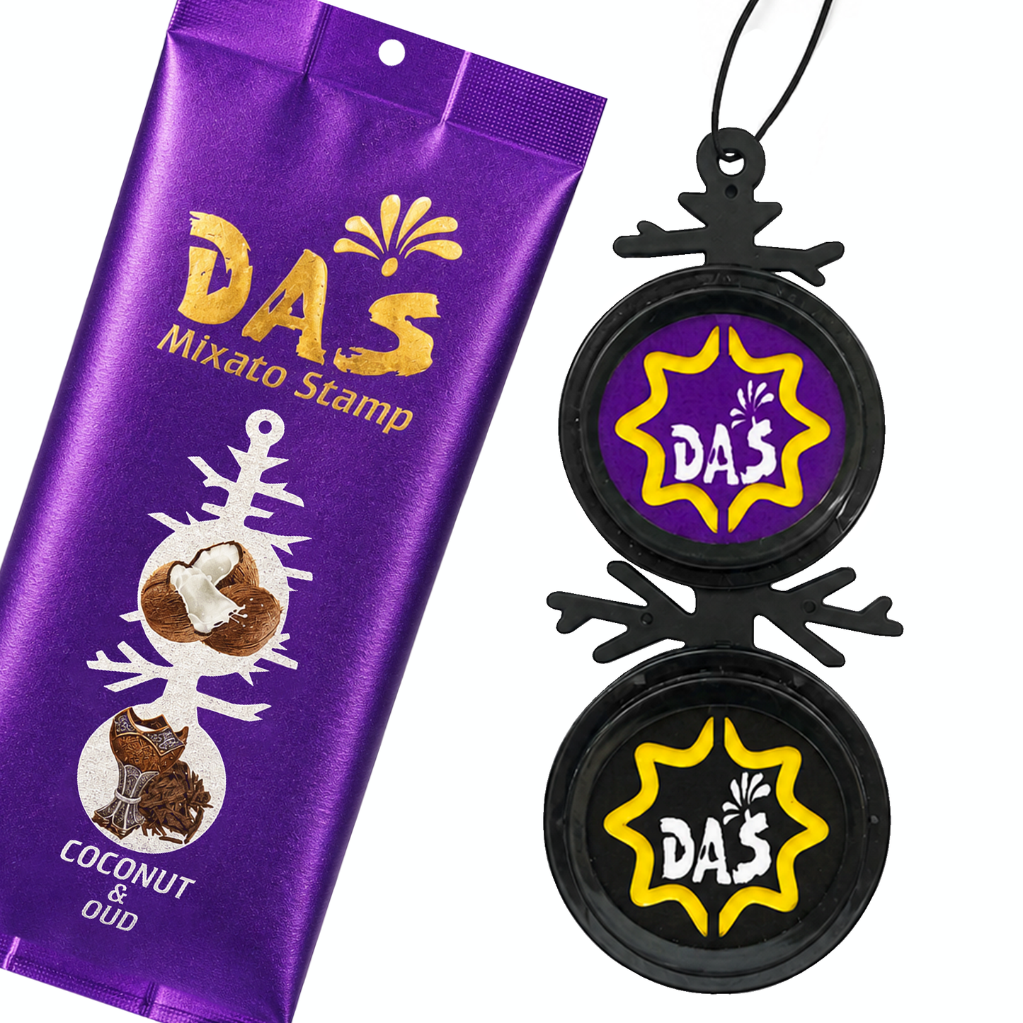 DAS_MIXATO STAMP Coconut & Oud Car Air Freshener