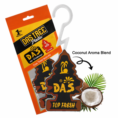 DAS_TREE PLASTIC Coconut Car Air Freshener