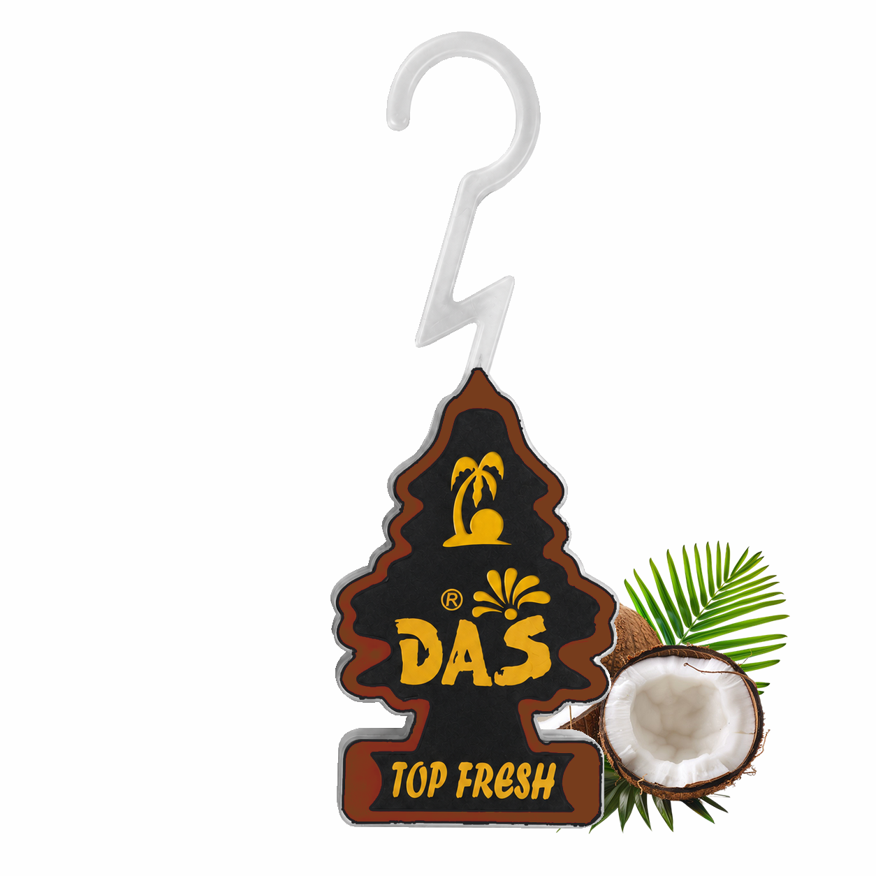 DAS_TREE PLASTIC Coconut Car Air Freshener