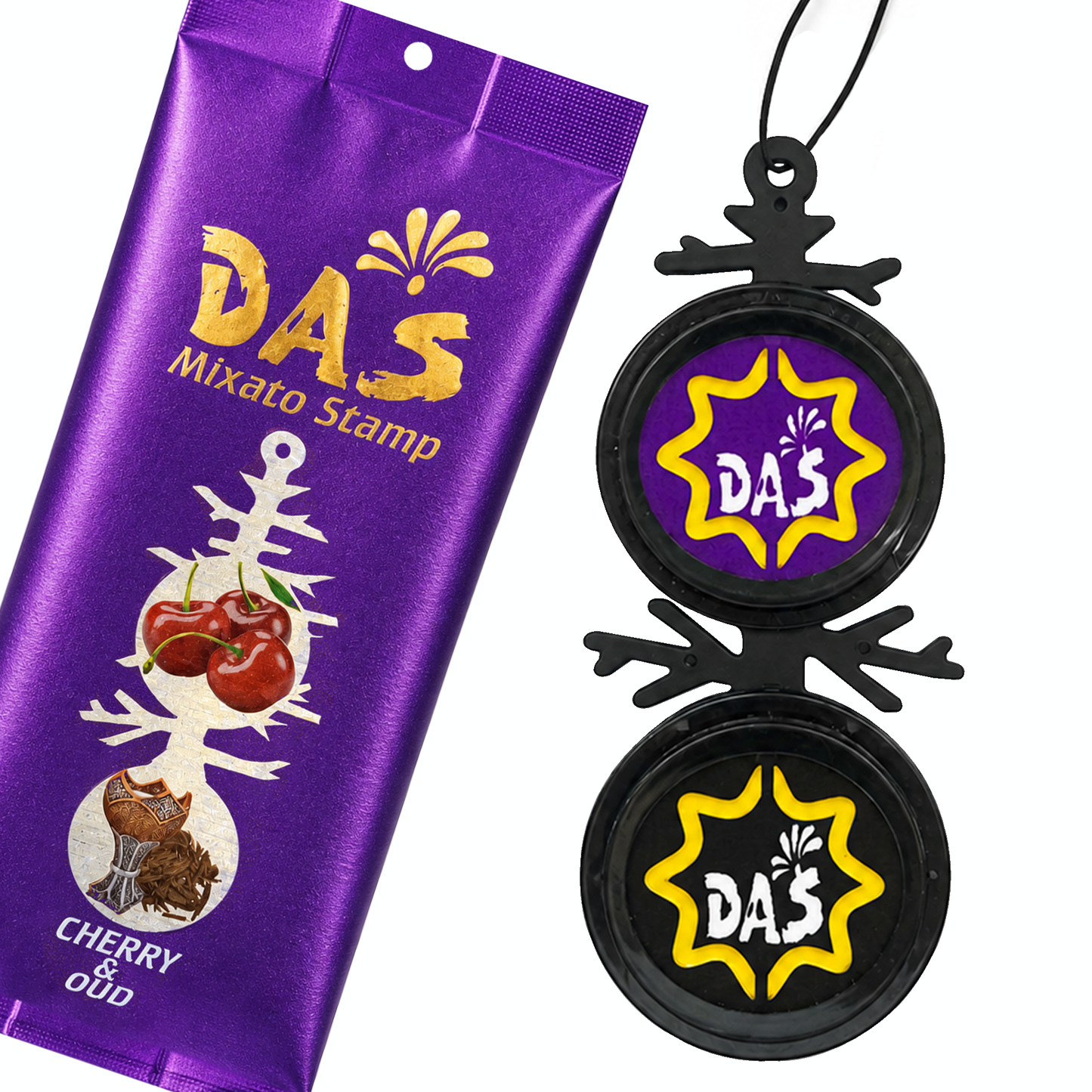 DAS_MIXATO STAMP Cherry & Oud Car Air Freshener