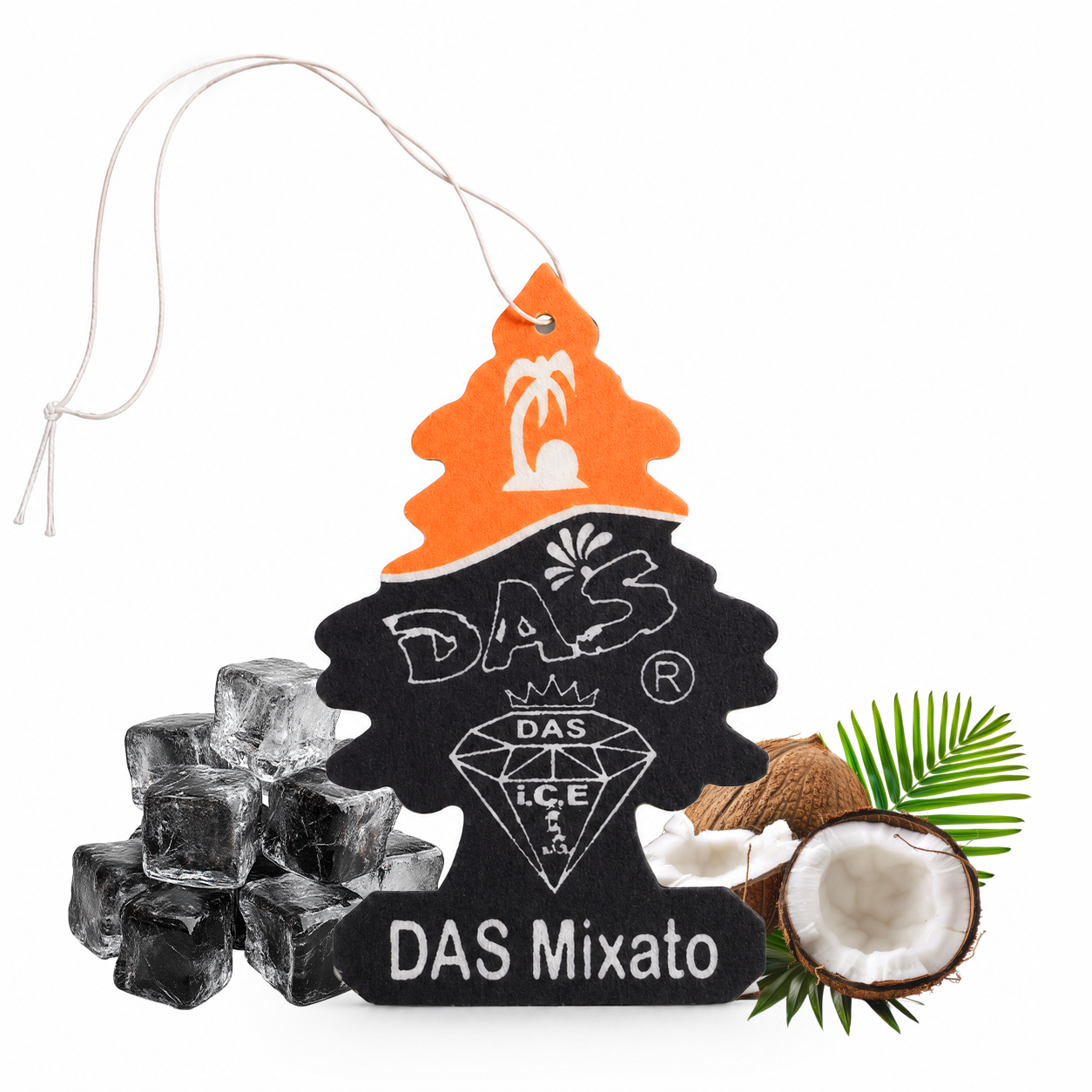 DAS_ MIXATO TREES Das Ice & Coconut Car Air Freshener