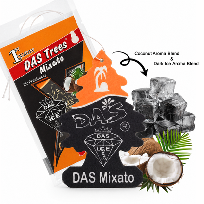 DAS_ MIXATO TREES Das Ice & Coconut Car Air Freshener