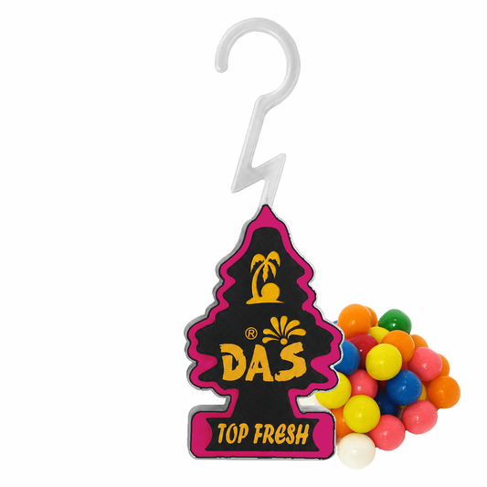 DAS_TREE PLASTIC Bubble Gum Car Air Freshener