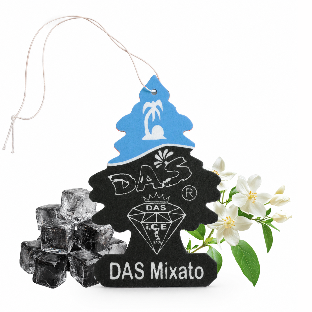 DAS_ MIXATO TREES Das Ice & Jasmine Car Air Freshener
