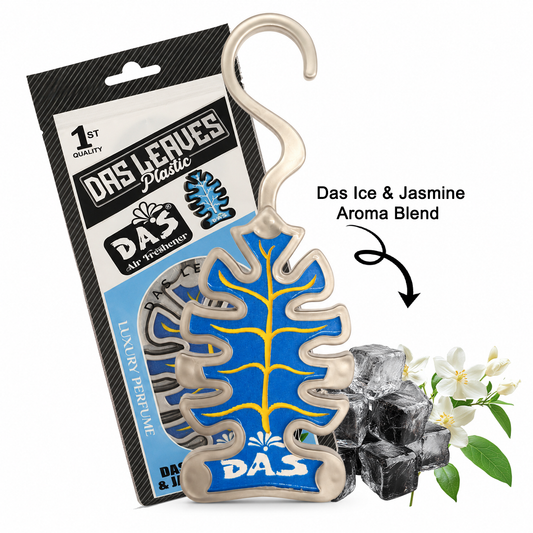 DAS_LEAVES PLASTIC Das Ice & Jasmine Car Air Freshener