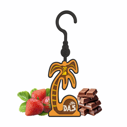 DAS_PALM PLASTIC Chocolate & Strawberry Car Air Freshener