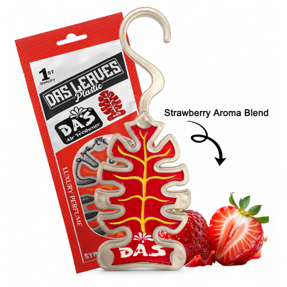 DAS_LEAVES PLASTIC Strawberry Car Air Freshener