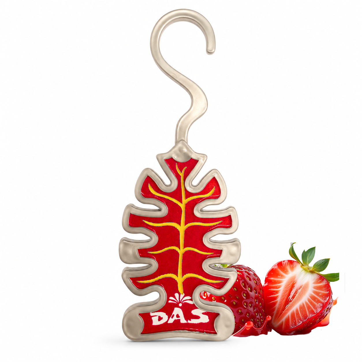 DAS_LEAVES PLASTIC Strawberry Car Air Freshener