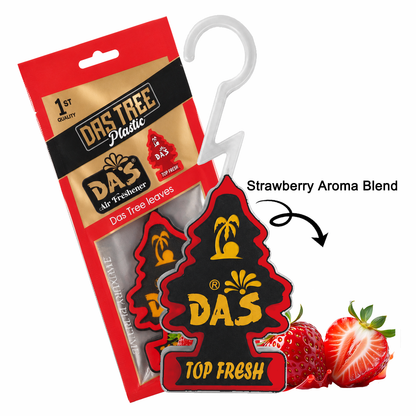 DAS_TREE PLASTIC Strawberry Car Air Freshener