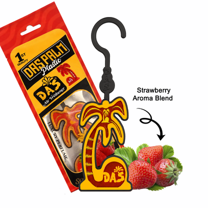 DAS_PALM PLASTIC Strawberry Car Air Freshener
