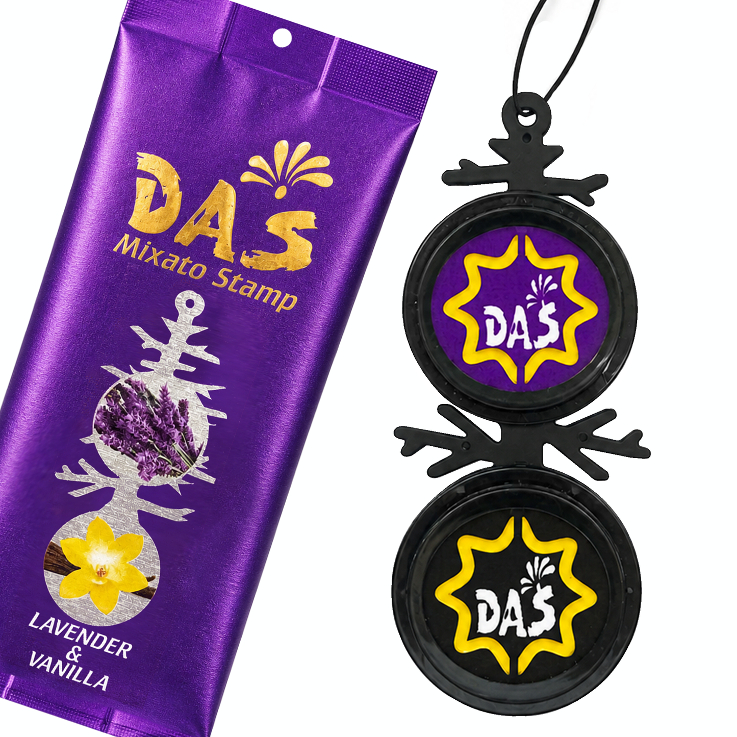 DAS_MIXATO STAMP Lavender & Vanilla Car Air Freshener