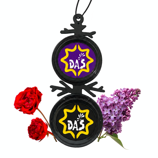 DAS_MIXATO STAMP Red Flower & Lilac Car Air Freshener