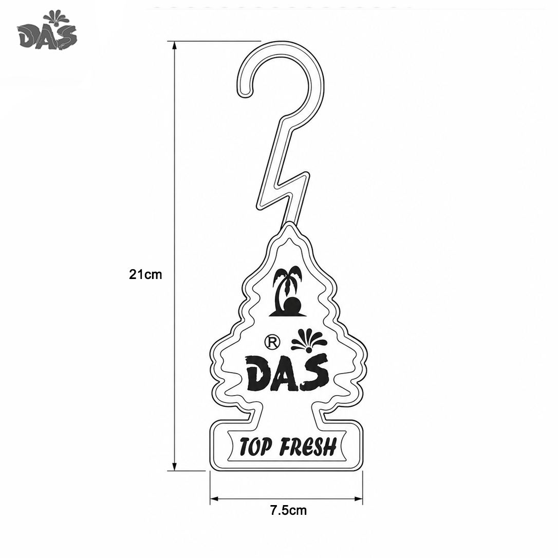 DAS_TREE PLASTIC Das Ice Car Air Freshener