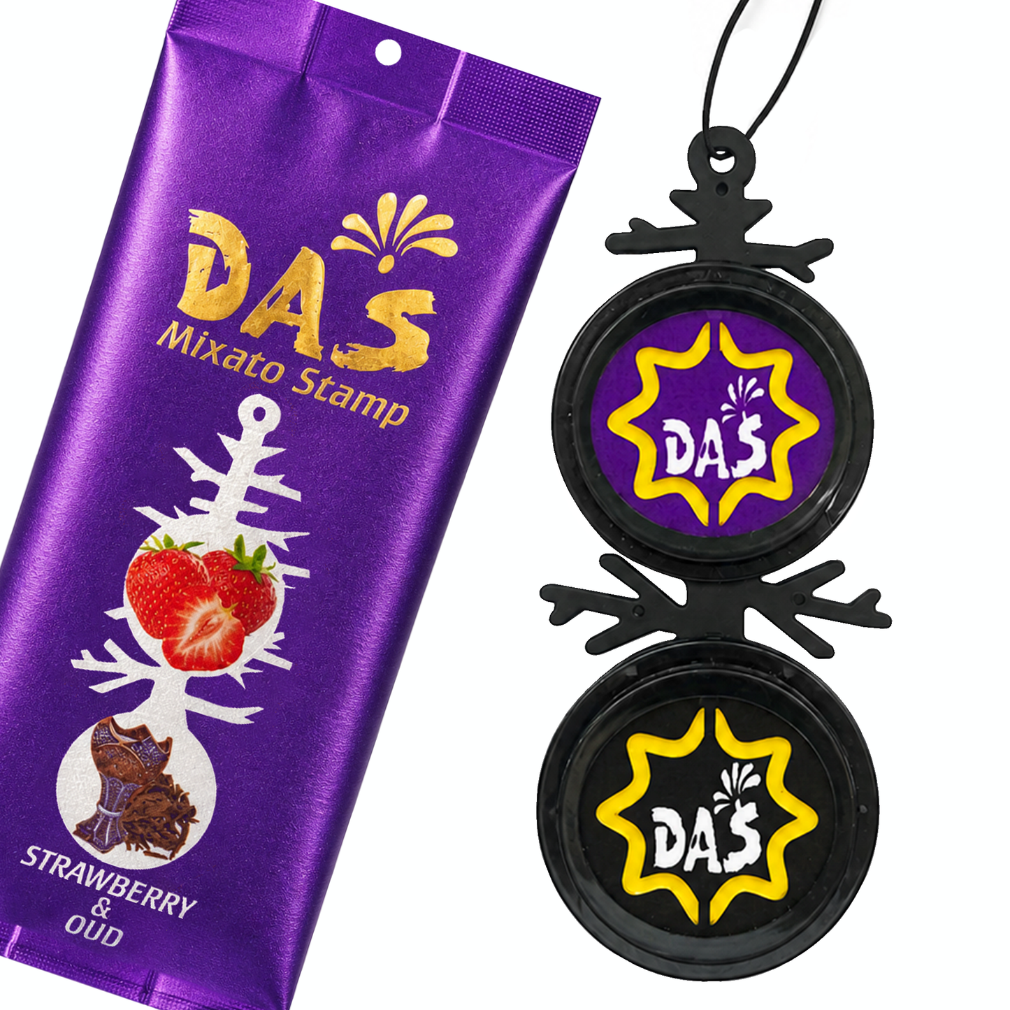 DAS_MIXATO STAMP Strawberry & Oud Car Air Freshener