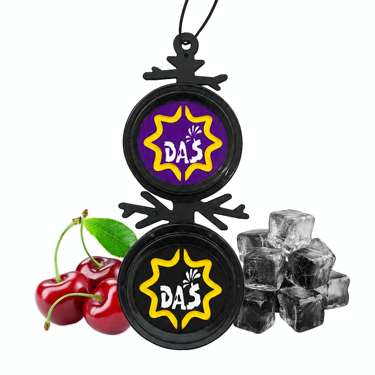DAS_MIXATO STAMP Cherry & Dark Ice Car Air Freshener